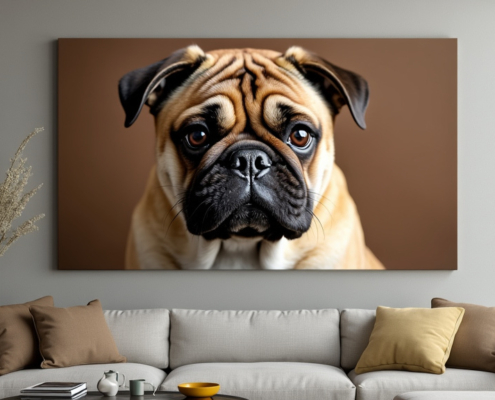 Perro cuadro personalizado
